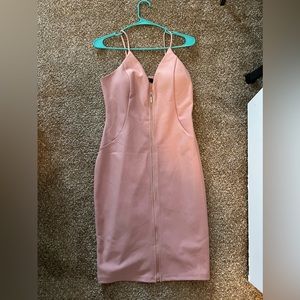 Pink party dress